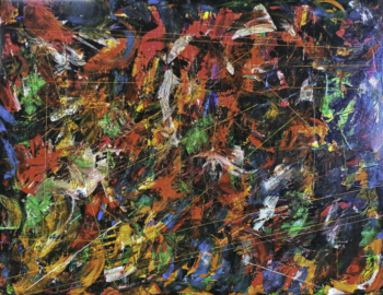 <b>nebula</b> | acrylic | 100 x 80 cm