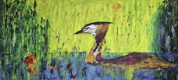 <b>taucherle</b> | acrylic on canvas | 155 x 70