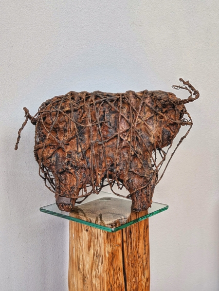 Stier   |   Rost-Plastik